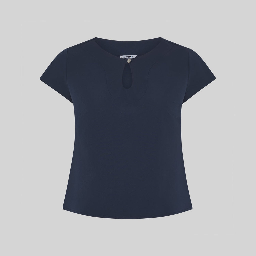 BLUSA MUJER ESCOTE LAGRIMA M/C PETRA - Gary's