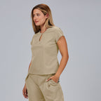 BLUSA MUJER ESCOTE LAGRIMA M/C PETRA - Gary's