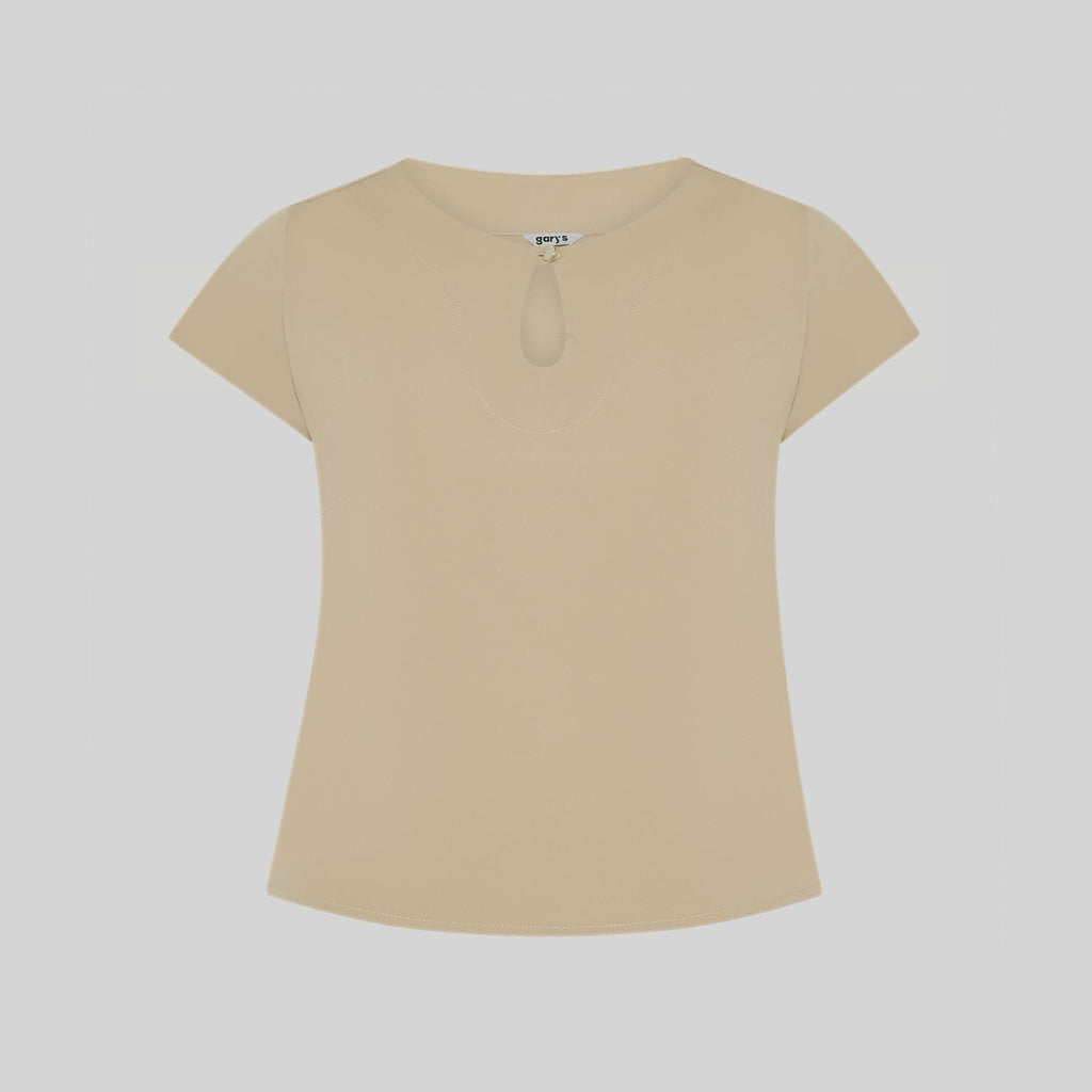 BLUSA MUJER ESCOTE LAGRIMA M/C PETRA - Gary's