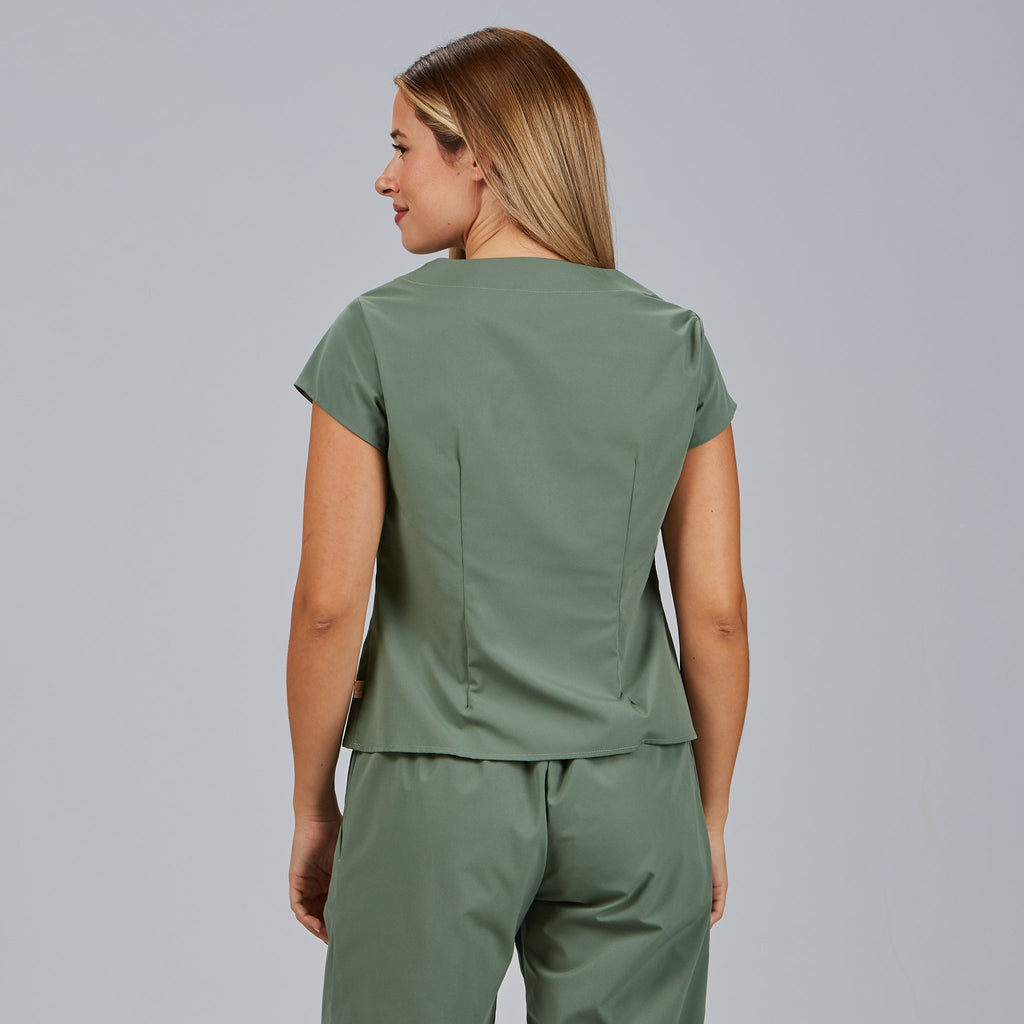 BLUSA MUJER ESCOTE LAGRIMA M/C PETRA - Gary's