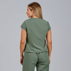 BLUSA MUJER ESCOTE LAGRIMA M/C PETRA - Gary's