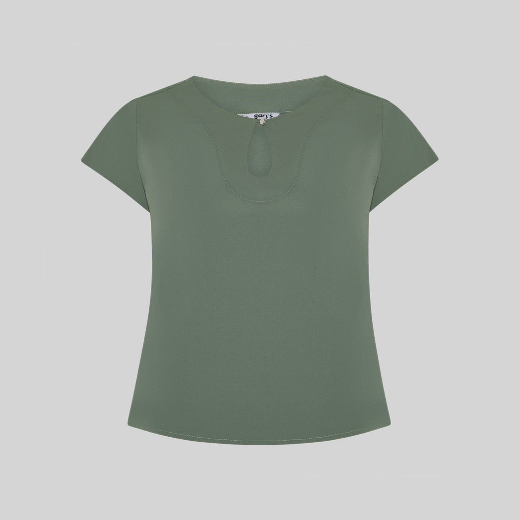 BLUSA MUJER ESCOTE LAGRIMA M/C PETRA - Gary's