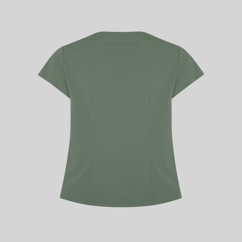 BLUSA MUJER ESCOTE LAGRIMA M/C PETRA - Gary's