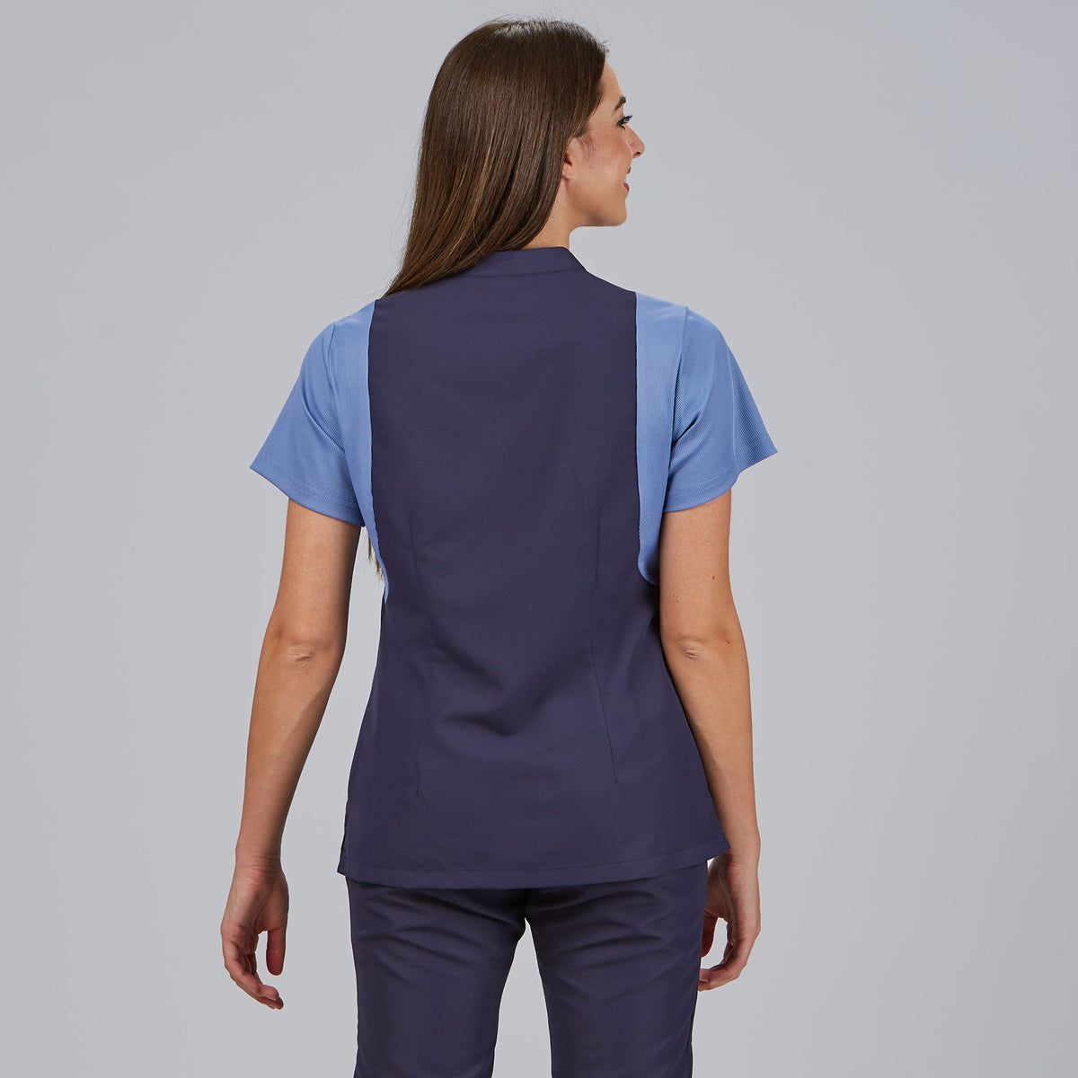 BLUSA MUJER BOTON OCULTO M/C CARMINA - Gary's