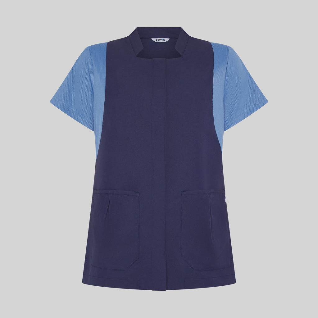 BLUSA MUJER BOTON OCULTO M/C CARMINA - Gary's