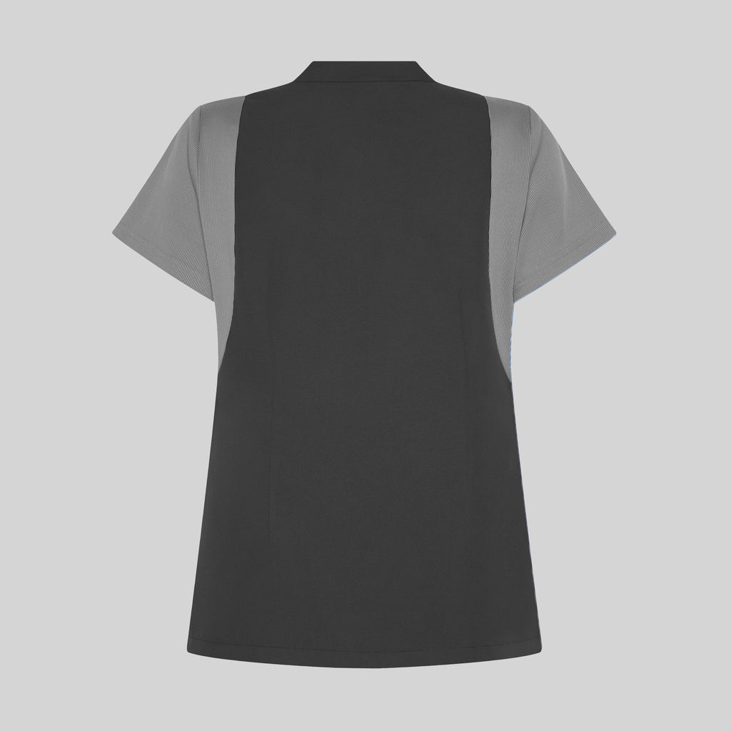 BLUSA MUJER BOTON OCULTO M/C CARMINA - Gary's