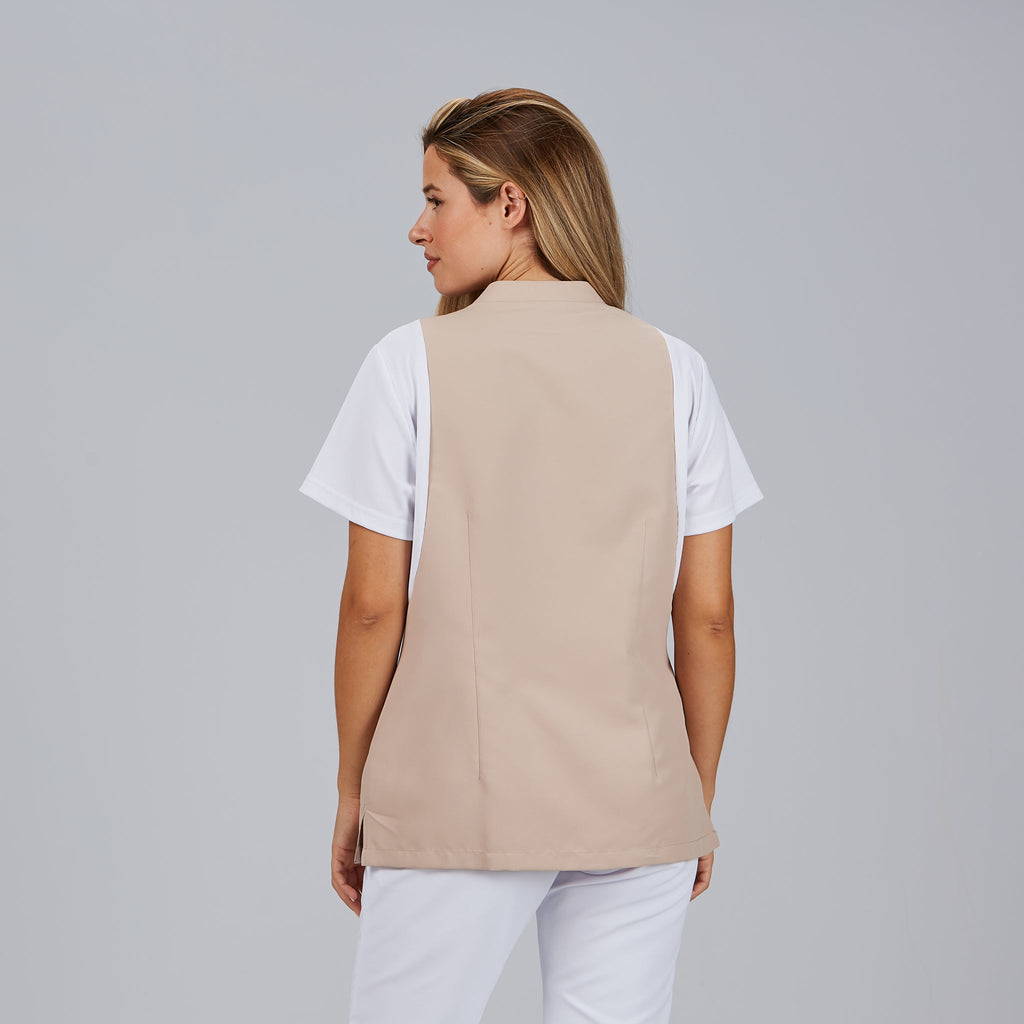 BLUSA MUJER BOTON OCULTO M/C CARMINA - Gary's