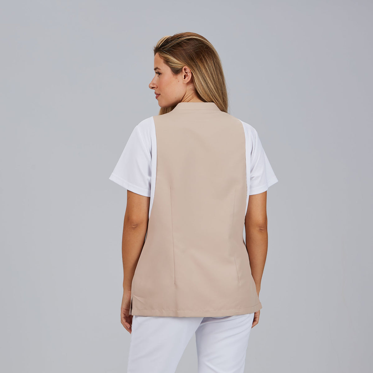 BLUSA MUJER BOTON OCULTO M/C CARMINA - Gary's