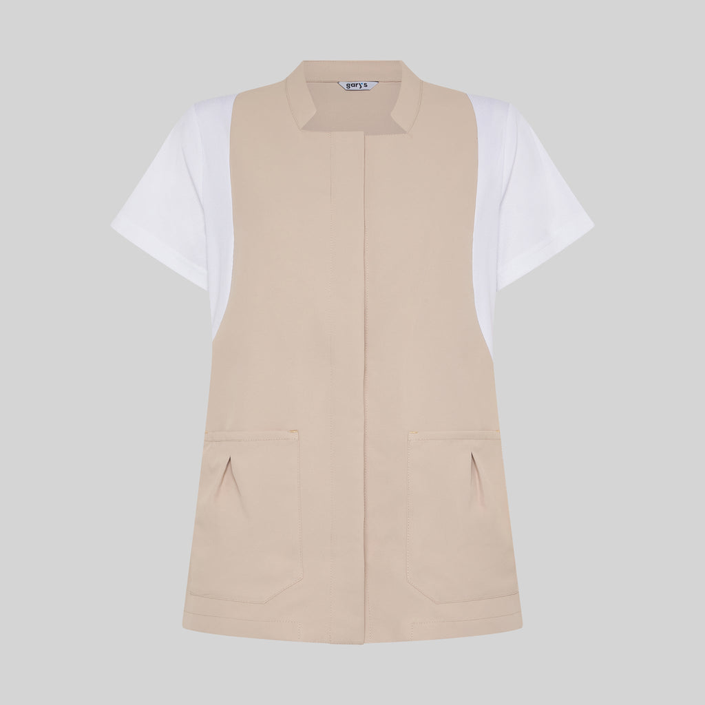 BLUSA MUJER BOTON OCULTO M/C CARMINA - Gary's