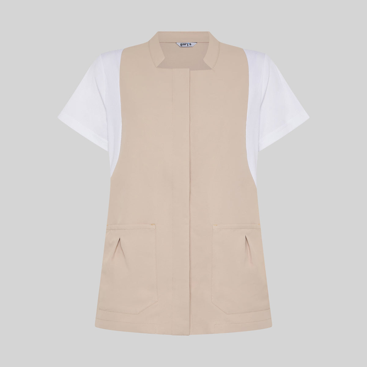 BLUSA MUJER BOTON OCULTO M/C CARMINA - Gary's
