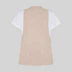 BLUSA MUJER BOTON OCULTO M/C CARMINA - Gary's