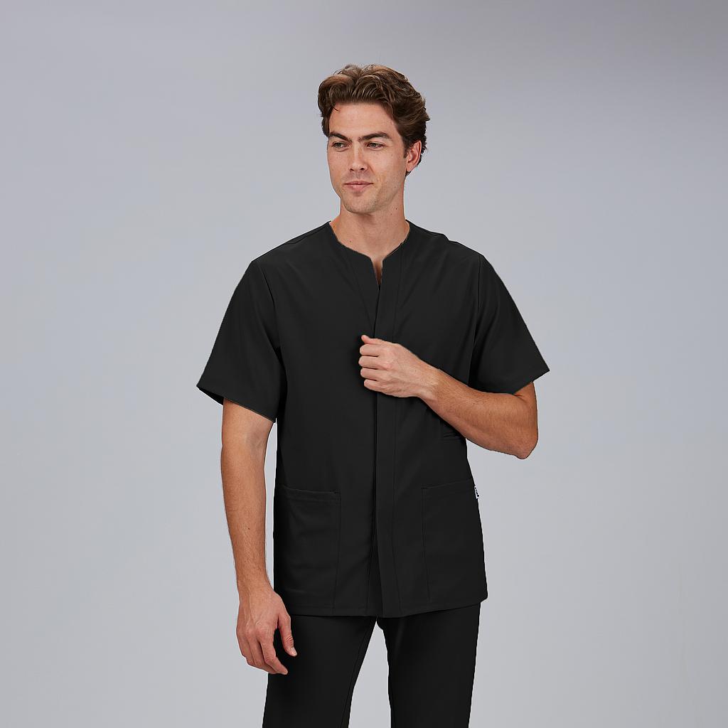 BLUSA HOMBRE ABIERTA CUELLO PICO M/C ALONSO - Gary's