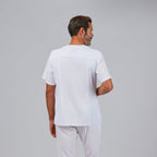 BLUSA HOMBRE ABIERTA CUELLO PICO M/C ALONSO - Gary's