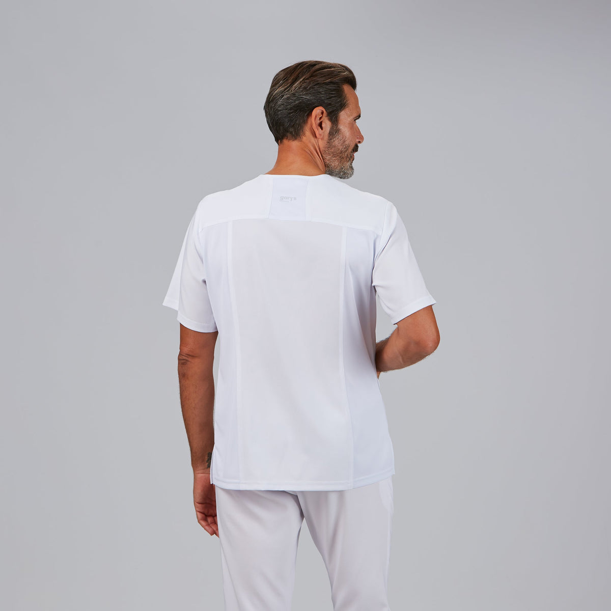 BLUSA HOMBRE ABIERTA CUELLO PICO M/C ALONSO - Gary's