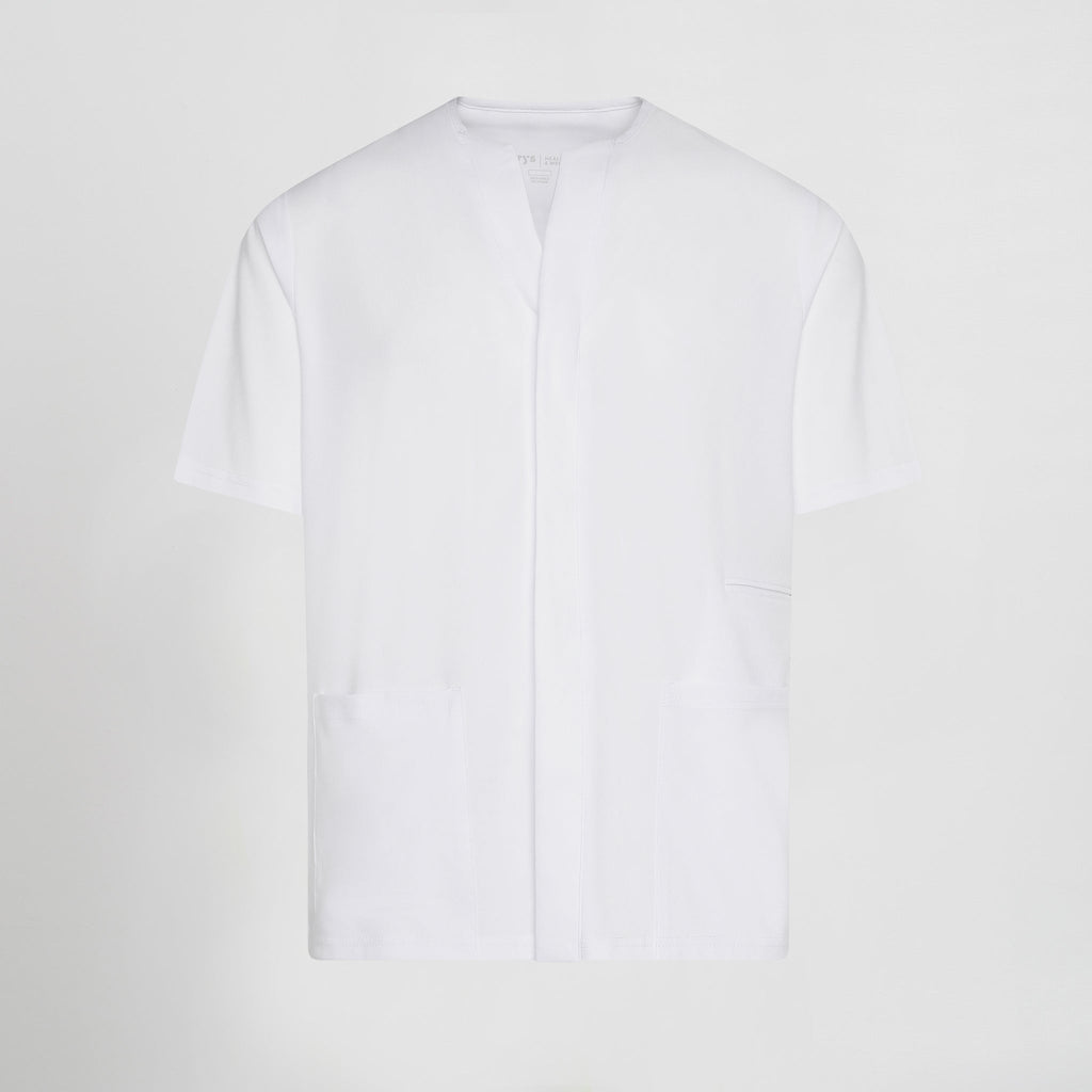 BLUSA HOMBRE ABIERTA CUELLO PICO M/C ALONSO - Gary's