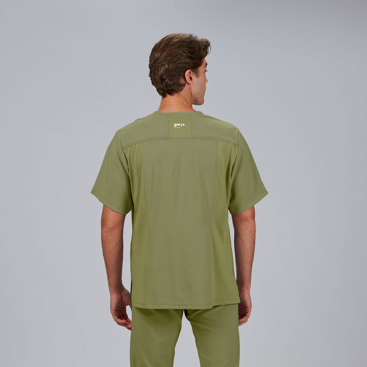 BLUSA HOMBRE ABIERTA CUELLO PICO M/C ALONSO - Gary's