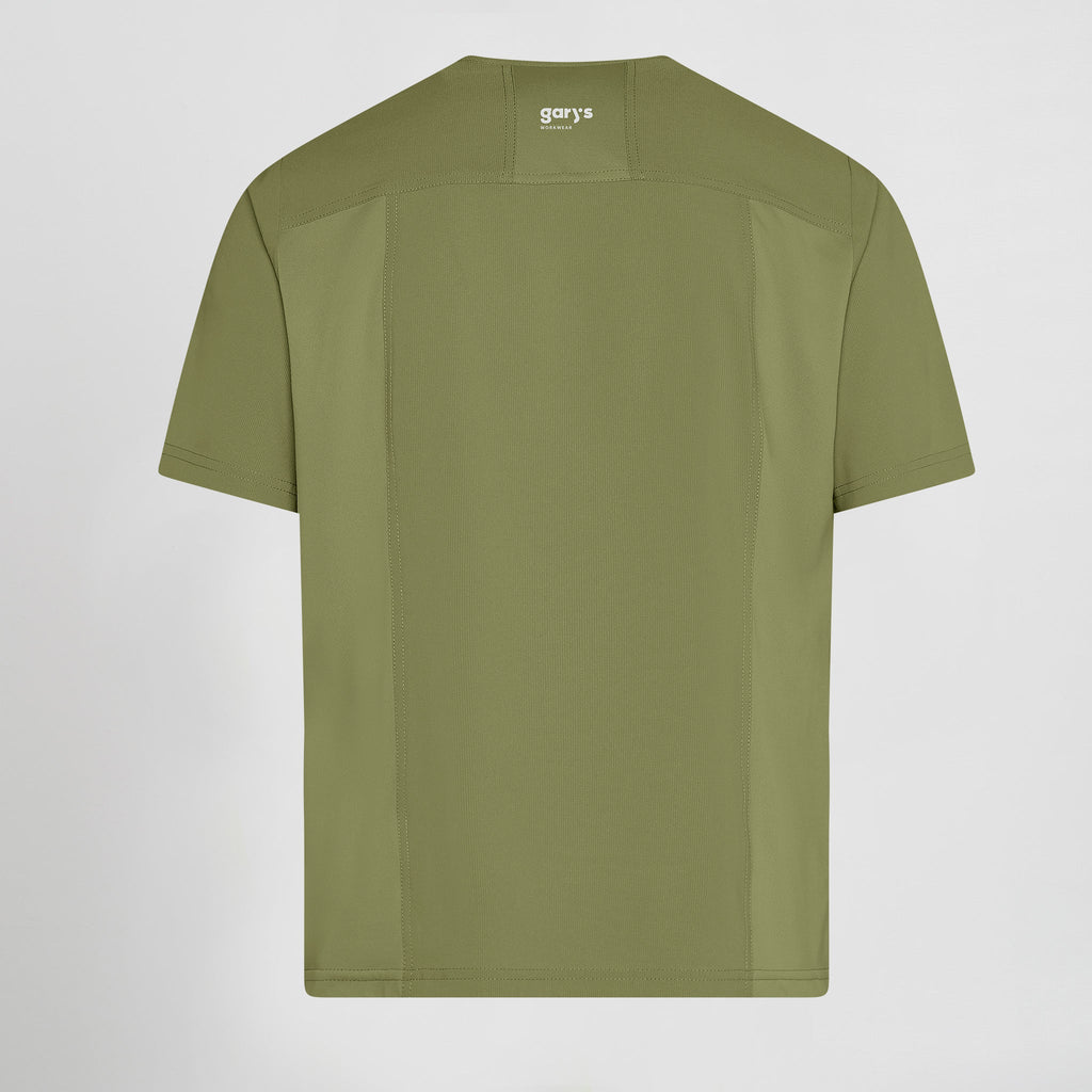 BLUSA HOMBRE ABIERTA CUELLO PICO M/C ALONSO - Gary's