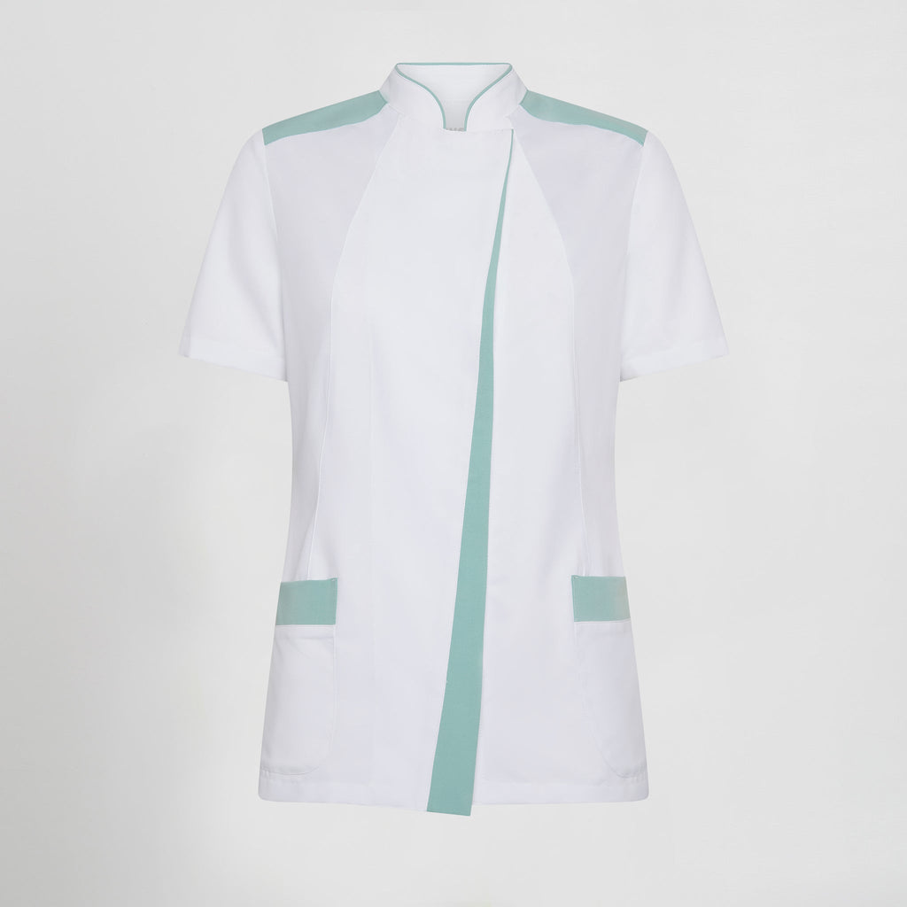 BLUSA MUJER ABIERTA CUELLO MAO M/C JUDIT - Gary's