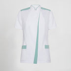 BLUSA MUJER ABIERTA CUELLO MAO M/C JUDIT - Gary's