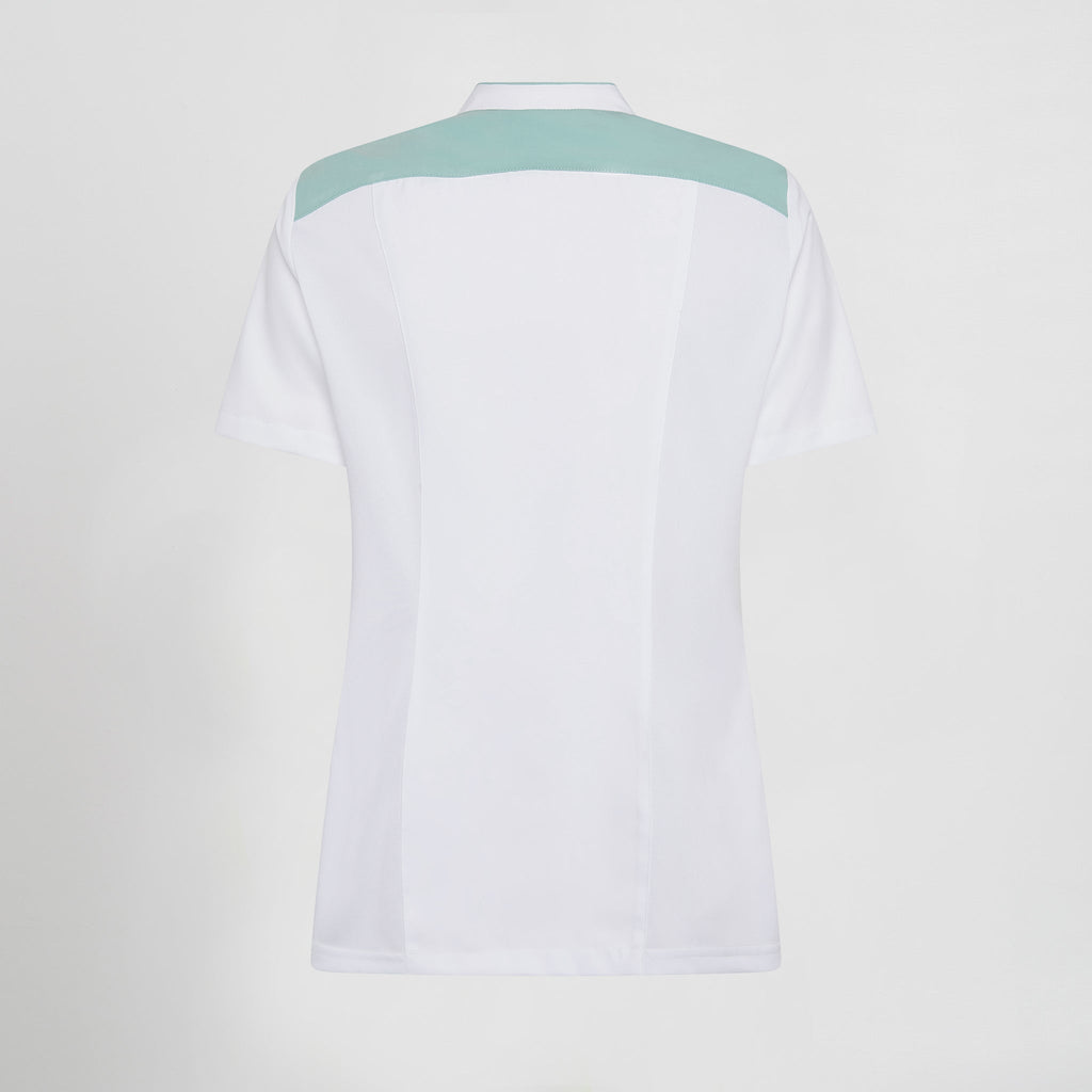BLUSA MUJER ABIERTA CUELLO MAO M/C JUDIT - Gary's
