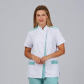 BLUSA MUJER ABIERTA CUELLO MAO M/C JUDIT - Gary's