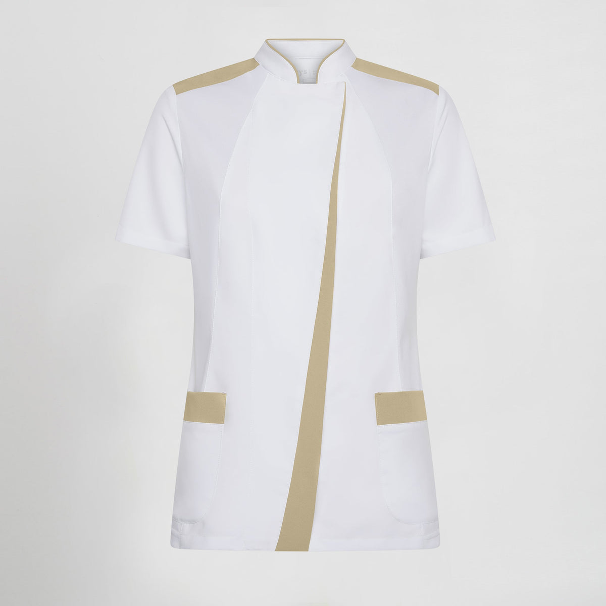 BLUSA MUJER ABIERTA CUELLO MAO M/C JUDIT - Gary's