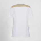 BLUSA MUJER ABIERTA CUELLO MAO M/C JUDIT - Gary's