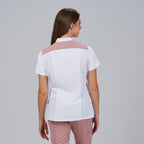 BLUSA MUJER ABIERTA CUELLO MAO M/C JUDIT - Gary's