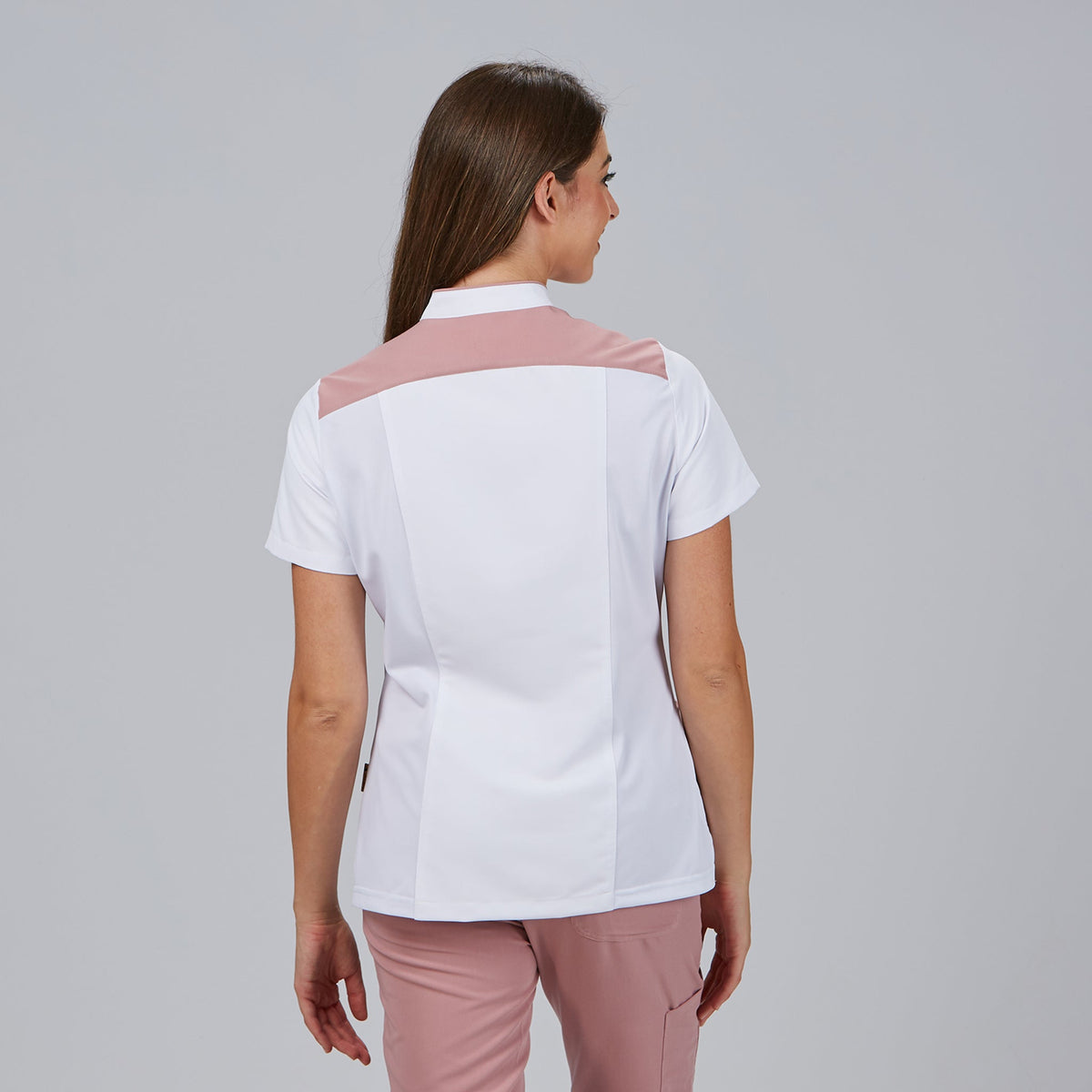 BLUSA MUJER ABIERTA CUELLO MAO M/C JUDIT - Gary's