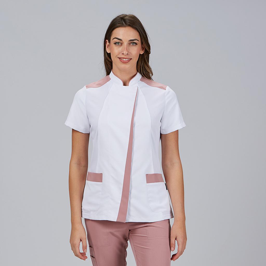 BLUSA MUJER ABIERTA CUELLO MAO M/C JUDIT - Gary's