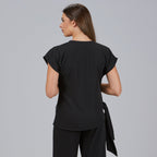 BLUSA MUJER DRAPEADO AROA - Gary's