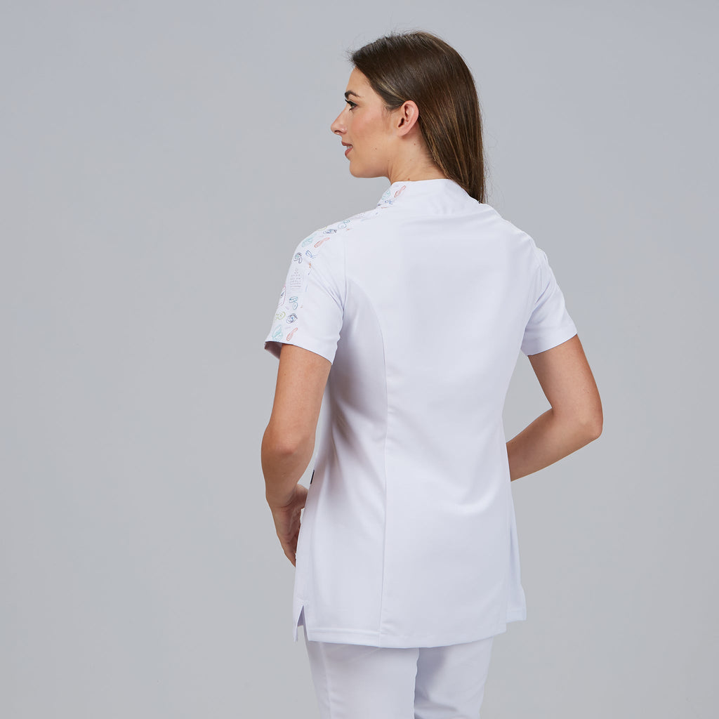 BLUSA MUJER CUELLO CHIMENEA M/C DUNIA - Gary's
