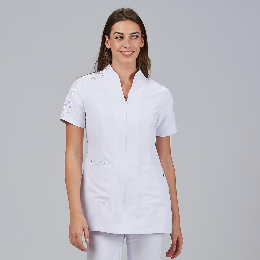 BLUSA MUJER CUELLO CHIMENEA M/C DUNIA - Gary's