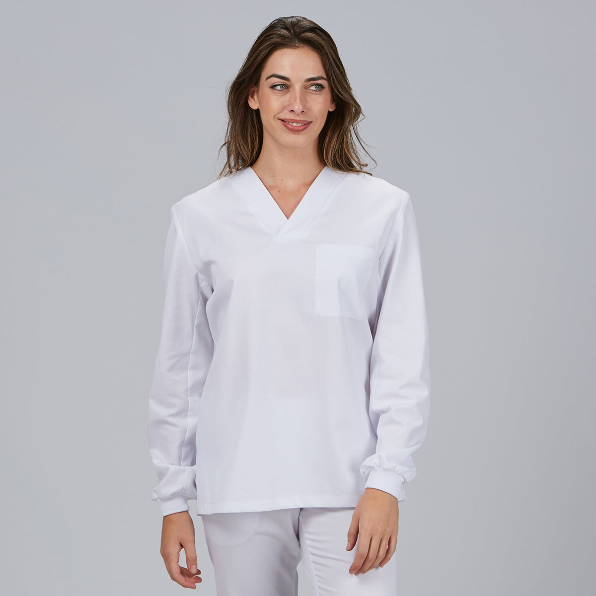 BLUSA SANITARIO UNISEX PICO M/L PUÑO ACRILICO - Gary's