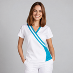 BLUSA SANITARIO MUJER COMBINADA