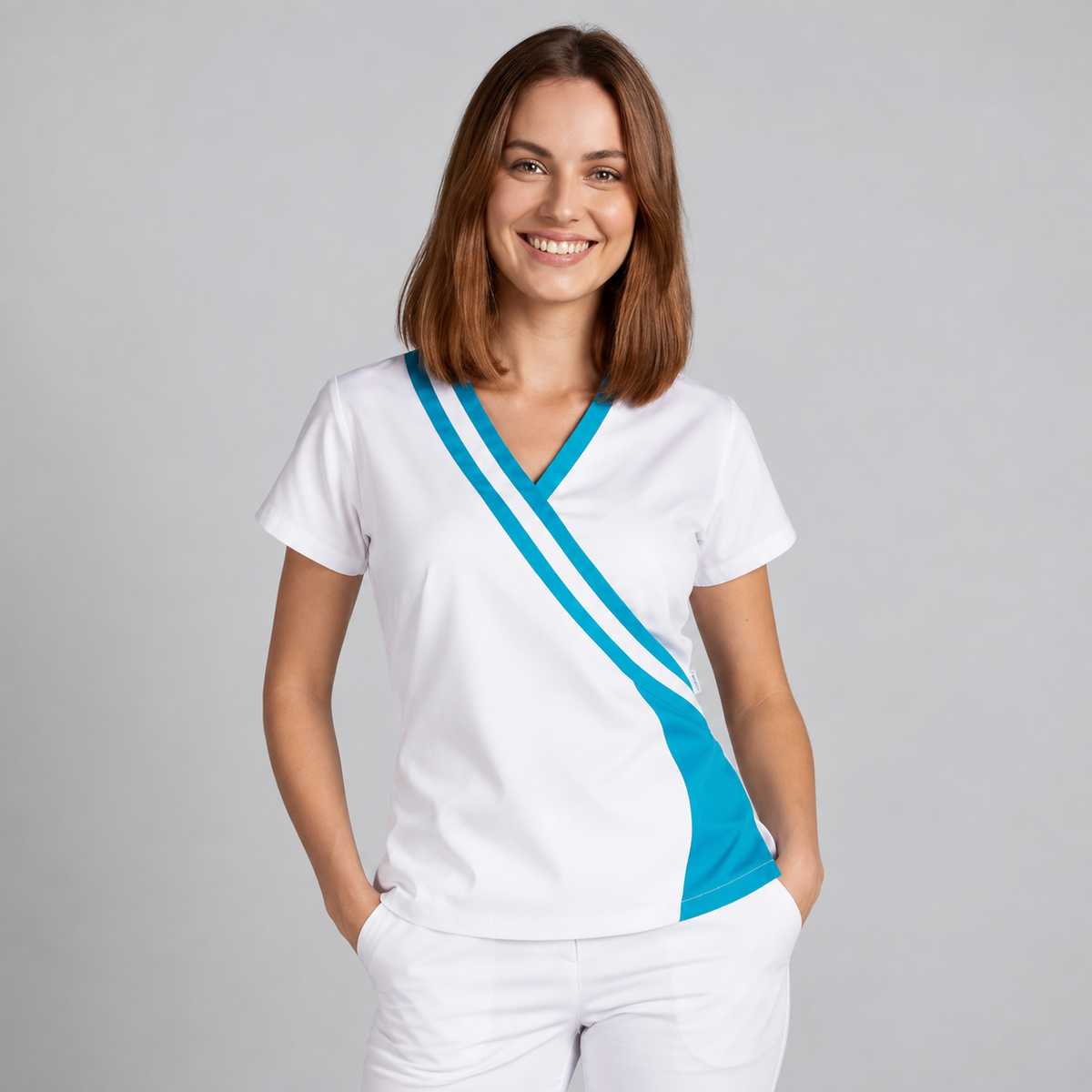 BLUSA SANITARIO MUJER COMBINADA