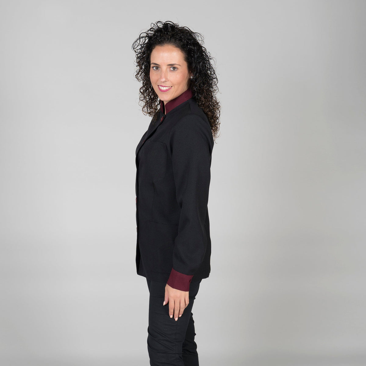 BLUSA MUJER CUELLO MAO M/LARGA COMBI - Gary's