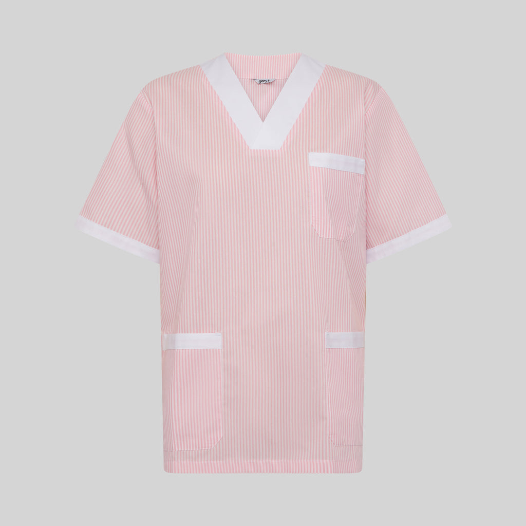BLUSA SANITARIO UNISEX PICO VICHY COMBINADA - Gary's