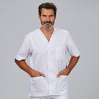 BLUSA SANITARIO UNISEX PICO BOTONES - Gary's