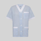 BLUSA SANITARIO UNISEX PICO ABIERTO VICHY COMBINADA - Gary's