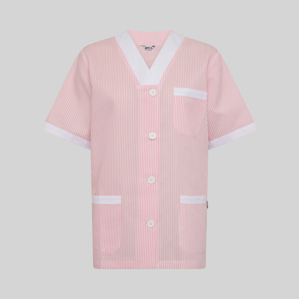 BLUSA SANITARIO UNISEX PICO ABIERTO VICHY COMBINADA - Gary's