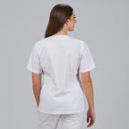 BLUSA MUJER SANITARIA BOTON PRESION M/C - Gary's