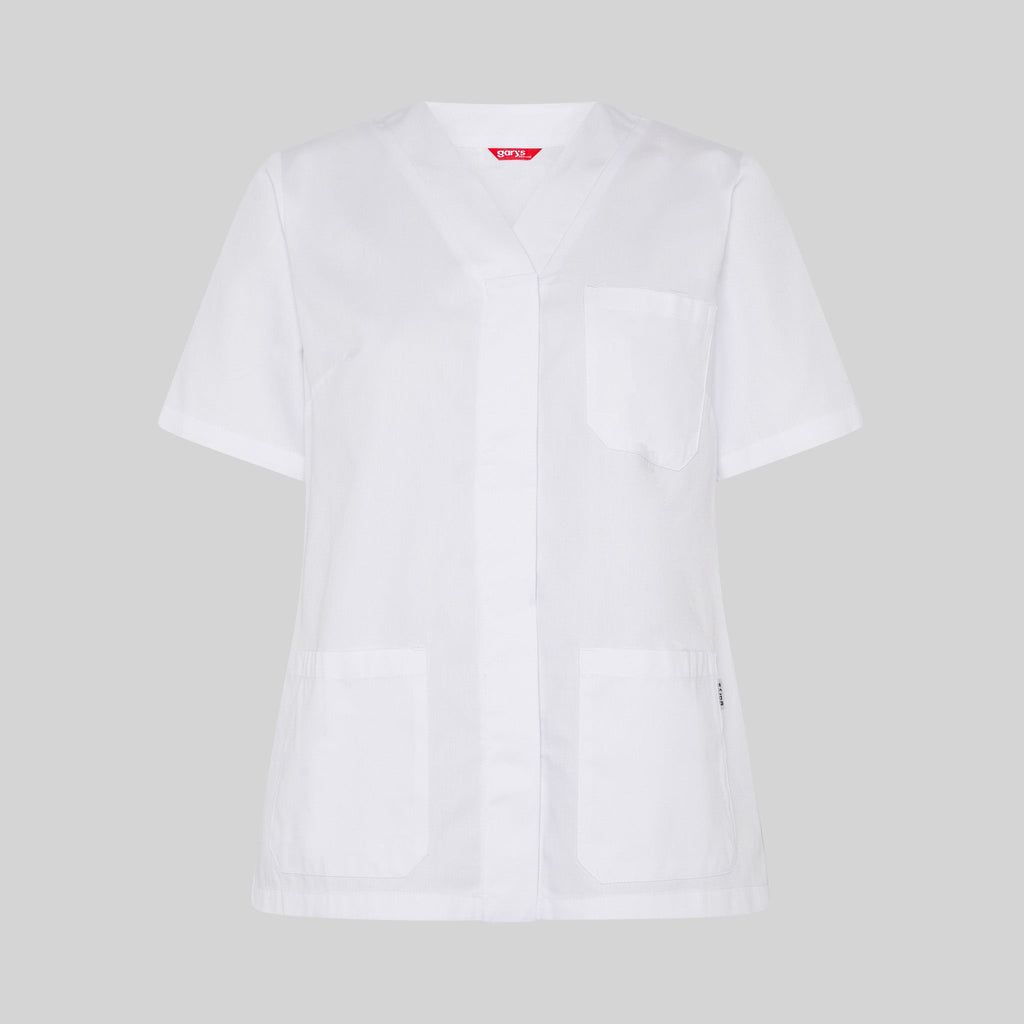 BLUSA MUJER SANITARIA BOTON PRESION M/C - Gary's
