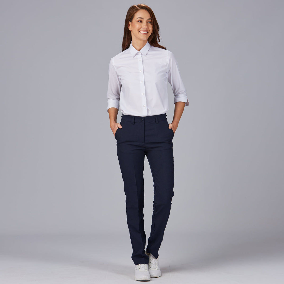 PANTALON MUJER PLANA POLIESTER BOLSILLO FRANCES - Gary's