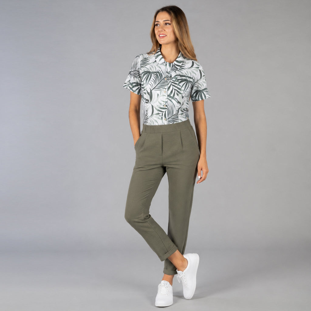 PANTALON MUJER BAMBULA BAJO VUELTO - Gary's