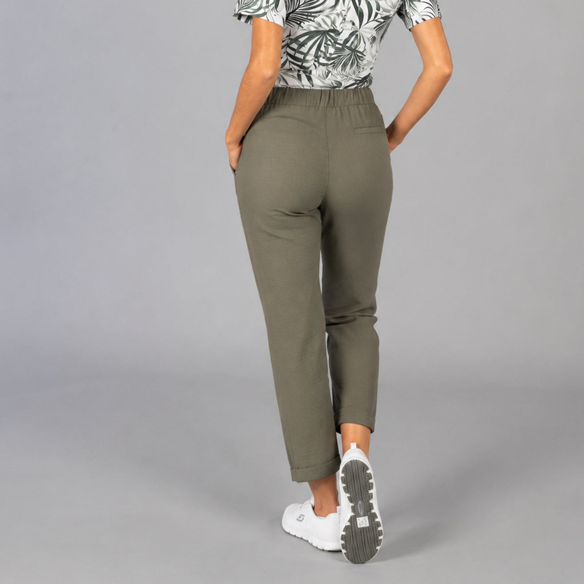 PANTALON MUJER BAMBULA BAJO VUELTO - Gary's