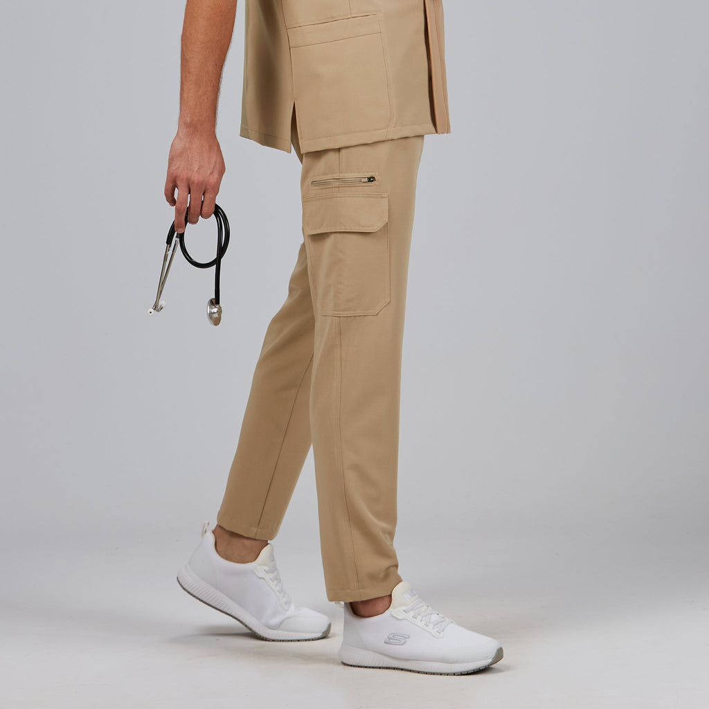 PANTALON UNISEX CINTURA AJUSTABLE Y BOLSILLOS CARGO - Gary's