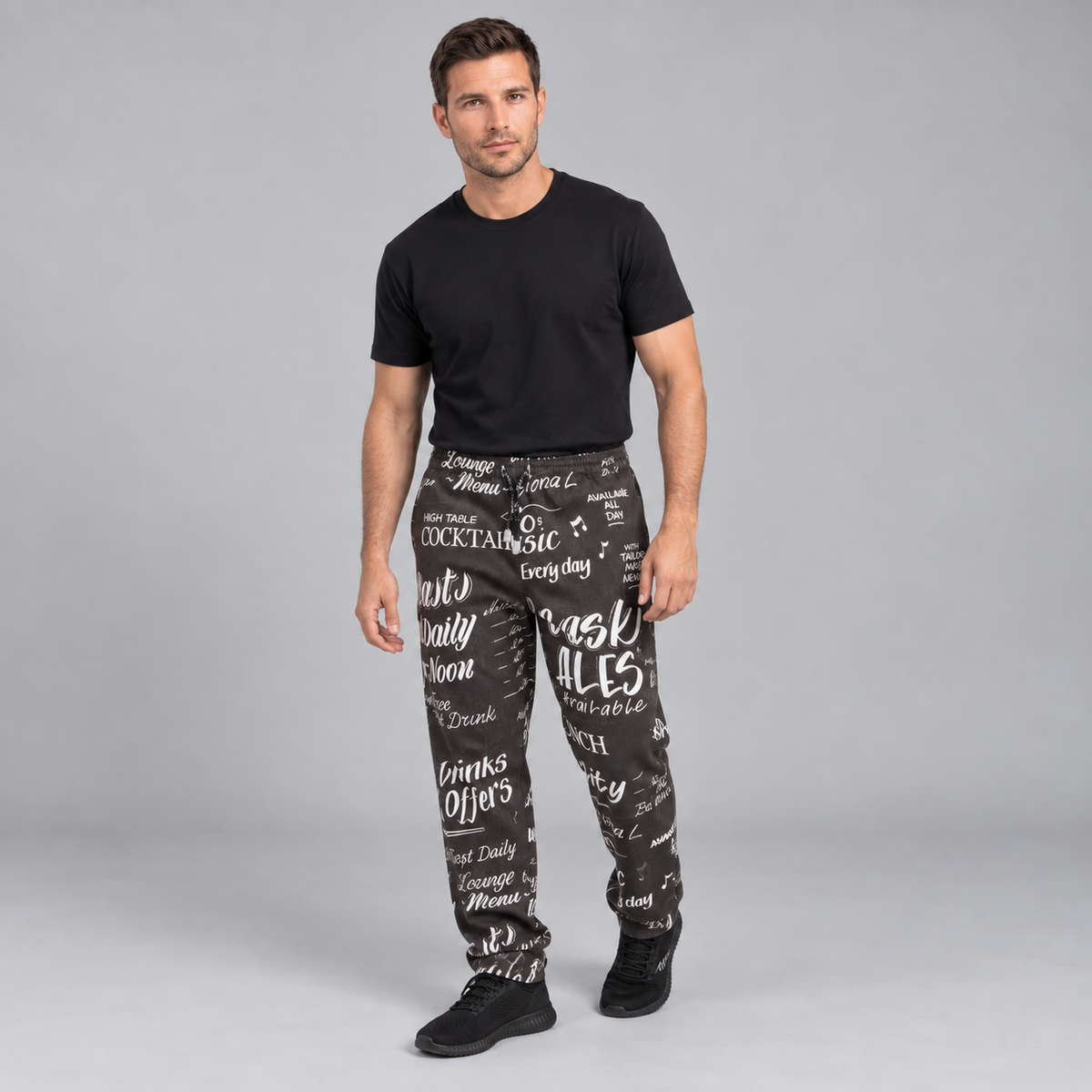 PANTALON COCINA UNISEX GOMA+CORDON EXTERIOR