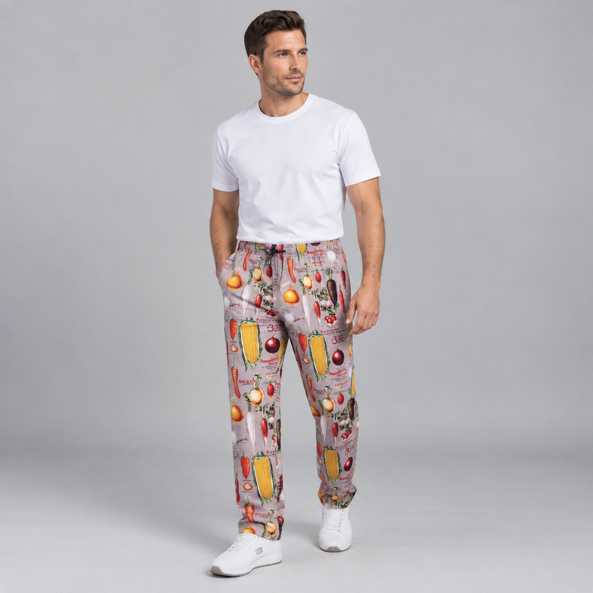 PANTALON COCINA UNISEX GOMA+CORDON EXTERIOR
