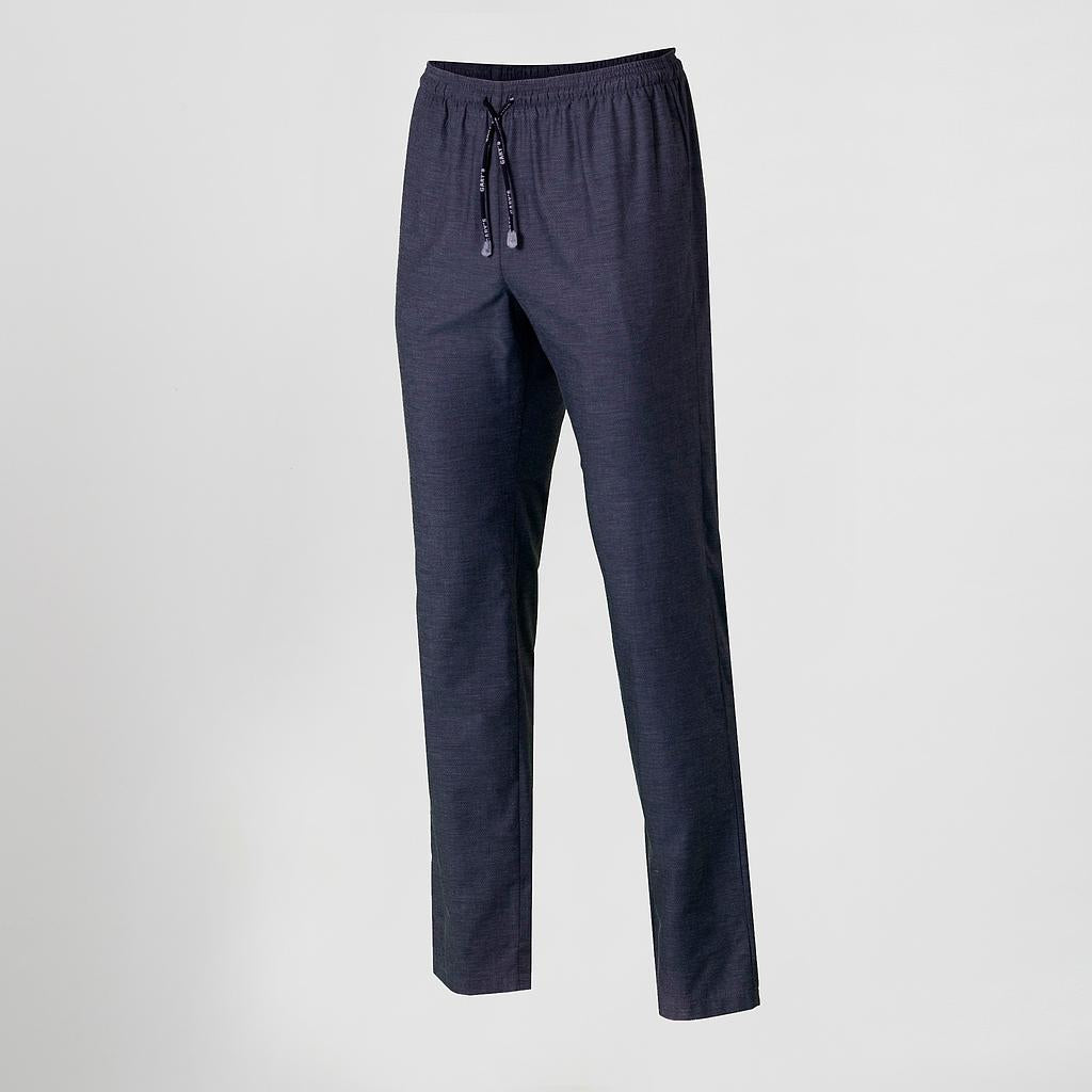 PANTALON UNISEX CON CORDON CHAMBRAY ROMBOS - Gary's